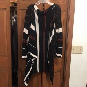 Long sleeve striped cardigan